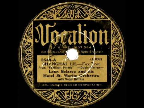 1933 Leon Belasco - Shanghai Lil (Chick Bullock, vocal)