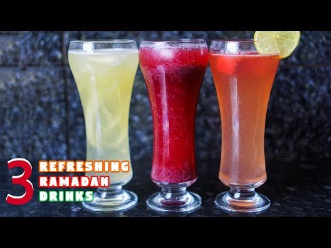 3 Easy Refreshing Ramadan Drinks | Ramadan Recipes Video