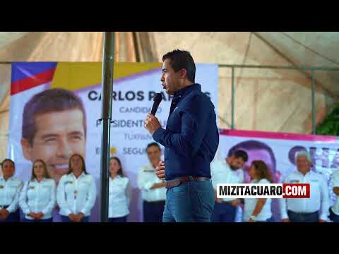 Arranque de Campaña de Carlos Paredes Correa en Tuxpan, Michoacán