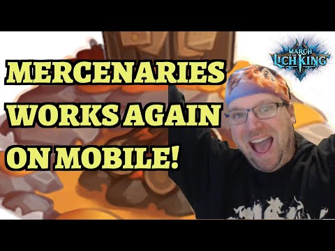 Today's Patch Fixes Mercenaries on Mobile! (Hearthstone March of the Lich King)