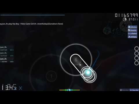 R1. osu! - (Vau Boy - Video Game Girl (ft. viewtifulday)) [Gerodrea's Rave]