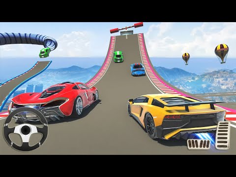 Impossible Car Stunt Racing (All Cars Unlocked) Mega Ramp Amazing Car Tracks - Android Gameplay