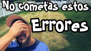 Errores más comunes con herbicidas