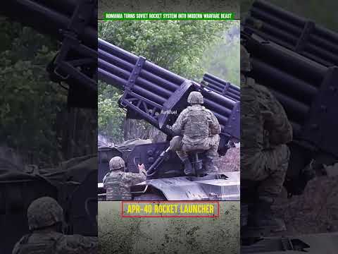 Romania Revives a Soviet Rocket System with a Modern Twist #militarytech #military #militaryshorts