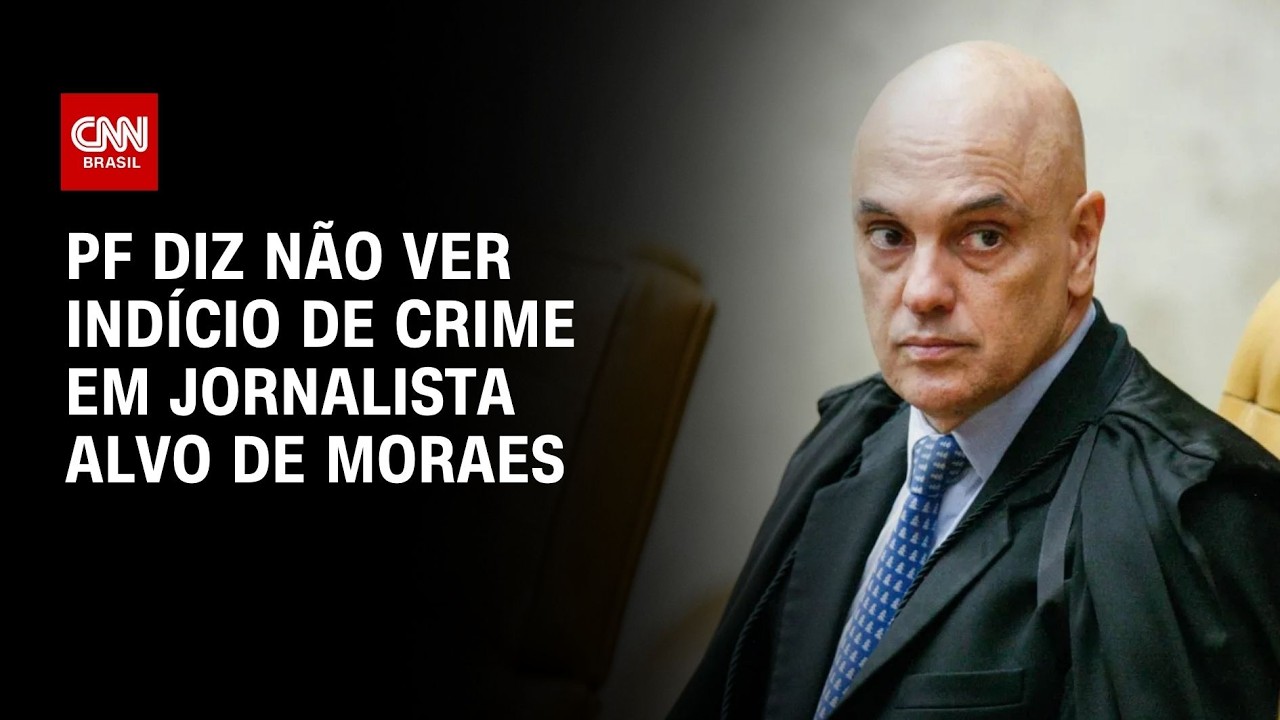 Relatório da PF diz não ver indício de crime em jornalista alvo de Moraes | CNN PRIME TIME