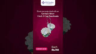 German Silver 2 Cup Panchwala | NN Eesha Creations