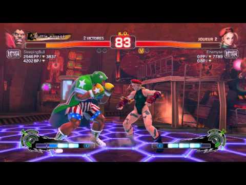 USF4 sleepingbull online match - sleepingbull (balrog) vs Enemyse (cammy)