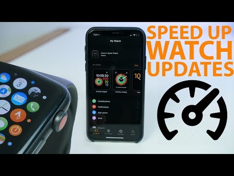 Dramatically speed up Apple Watch updates with this trick!