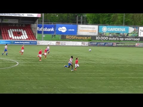 Tweede helft DOVO JO13-2 - VV De Dreef JO13-1
