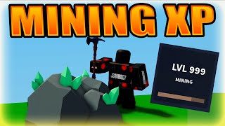 HOW TO GET LEVEL 100 MINING XP! Roblox Islands