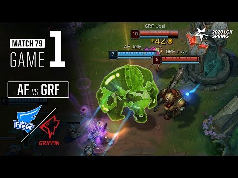 AF vs GRF | Match79 Game1 H/L | 2020 LCK Spring