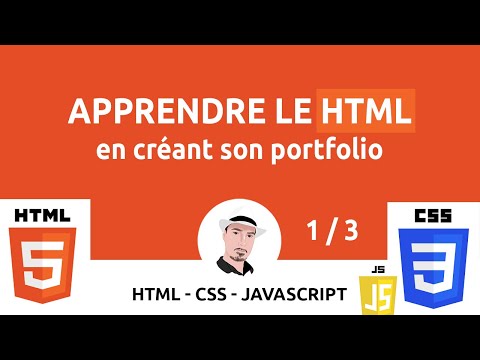 Apprendre le HTML - Créer son Portfolio 1 / 3 - Formation Débutant 2022