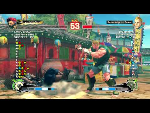 SSF4 2012 Akuma (xXxS O L OxXx) vs Abel (Dr34mHunt3r) Xbox Live Ranking Match