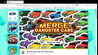 MERGE CYBER RACER PLAYING ON POKI IO / FIRST VIDEO #gaming #new #firstvideo