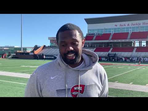 WKU FB Outside Linebackers Coach Michael Hutchings - 4-14-22