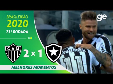 ATLÉTICO-MG 2 X 1 BOTAFOGO | MELHORES MOMENTOS | 23ª RODADA BRASILEIRÃO 2020 | ge.globo