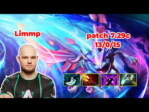 Limmp Puck Mid - DOTA 2 7.29c - MMR rank - Dota2 Gameplay [Learn To PRO dota2]