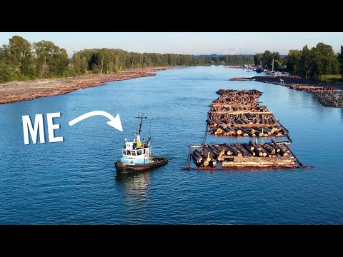 12 hrs on a TUGBOAT - Dangers of a Log Runner