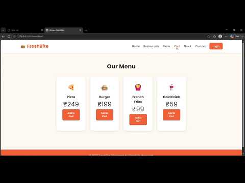 Task Demo - DAS005430 - FreshBite - Online Food Ordering