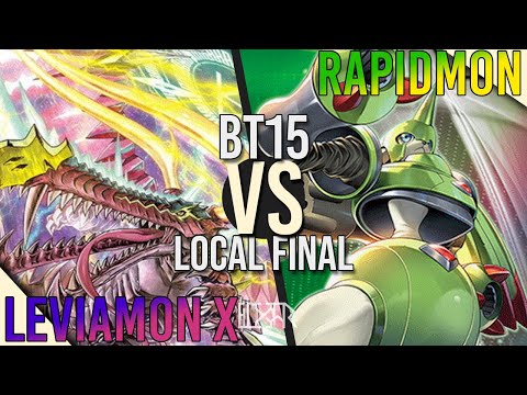 Leviamon X vs Rapidmon [Digimon TCG BT15 Local FINAL] Match Commentary