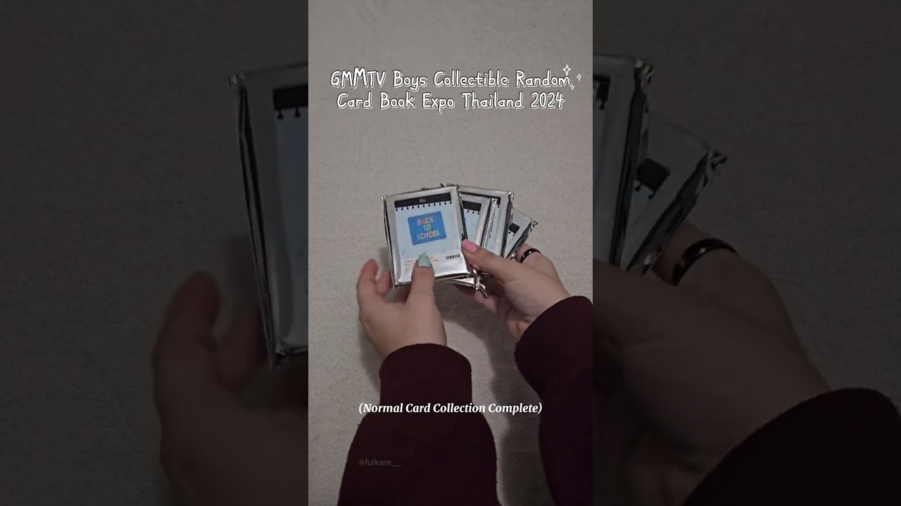 [UNBOXING] GMMTV Boys Collectible Random Card from Book Expo Thailand 2024