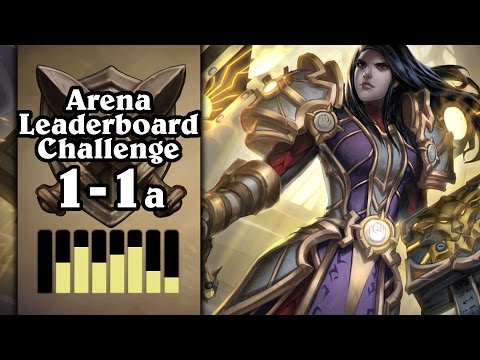 Hearthstone: Arena Leaderboard Challenge 1-1 - Goonadin - Part 1 (Paladin Arena)