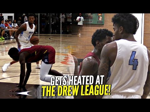 Kevin Porter Jr GETS HEATED at The Drew!! Toronto Raptors' Delon Wright CRAZY ANKLE BREAKER!!