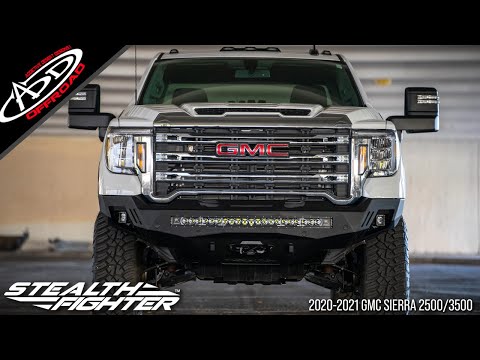 2020 - 2021 GMC Sierra 2500/3500 Stealth Fighter Front Bumper
