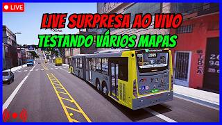 🔴LIVE SURPRESA AO VIVO | GAMEPLAY PROTON BUS SIMULATOR | VOLANTE G29 | MODS | PBSC | PBS2