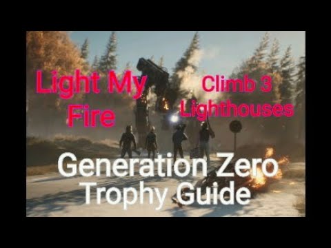 Generation Zero | Light My Fire Trophy Guide (All 4 Lighthouse Locations)
