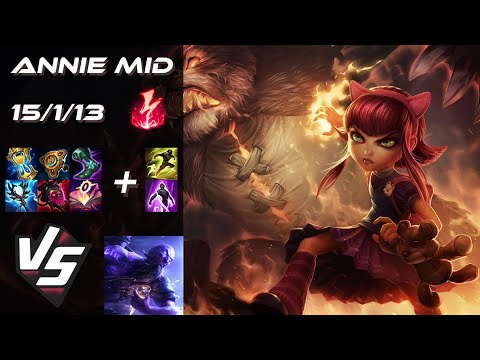 MID Annie vs Ryze - EU Challenger Patch 25.18