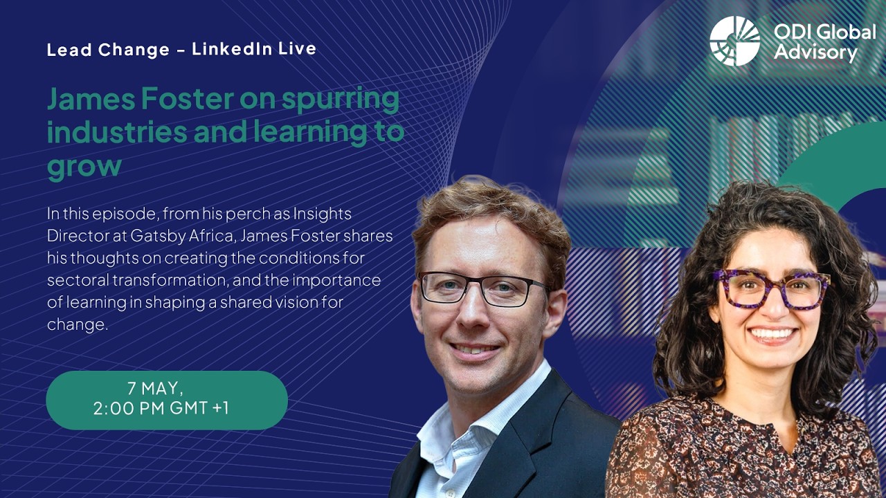 Lead Change: James Foster on spurring industries and learning to grow
