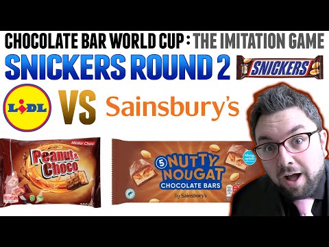 Snickers Round 2 - LIDL VS Sainsbury's | Chocolate Bar World Cup