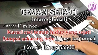 Download lagu TEMAN SEJATI Karaoke Imam ghozali | Karaoke Qasidah Korg Pa300 Nada Cewek mp3