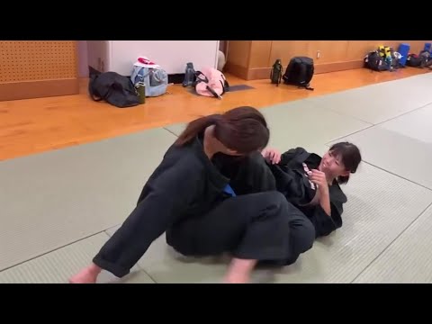 楽しい女子柔術スパーリング