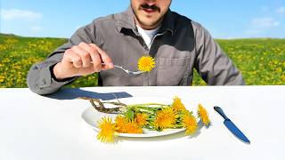 I tried eating dandelions to improve my health