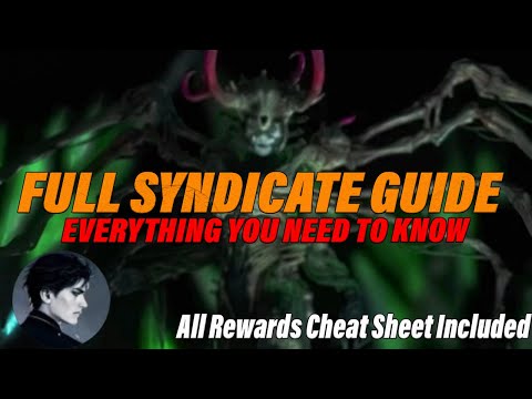 The Simplest Guide You Need to Farm Syndicate (Timestamps and Cheat Sheet Included) - Master's Guide