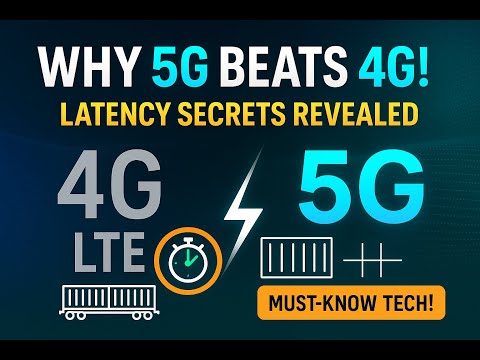 Why 5G Has Lower Latency Than 4G LTE | Symbol, Subcarrier & TTI Explained Simply