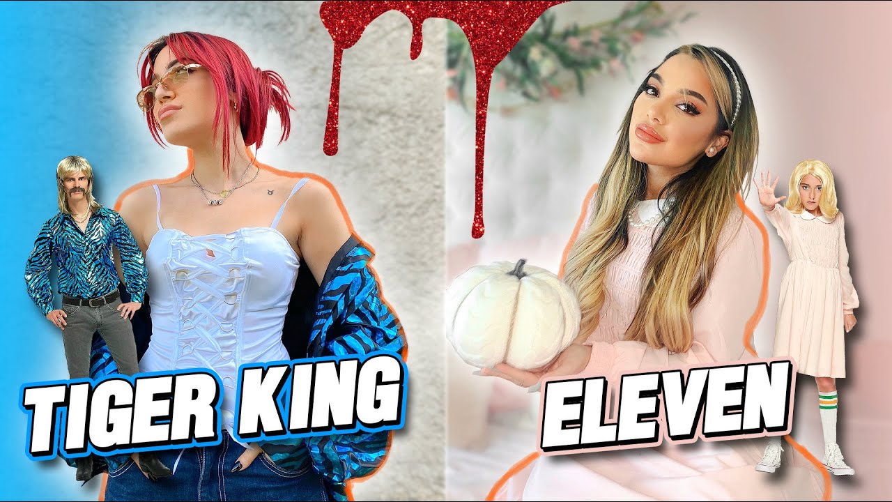 Making Cute Outfits out of Halloween Costumes + Tricking our Followers Challenge