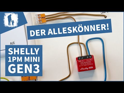 Shelly 1PM Mini Gen3 - Der Alleskönner!