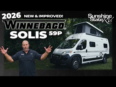 2026 Winnebago Solis 59P Class B Van | Full Redesign + New Pop-Top Upgrade!