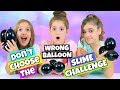 Don't Choose The Wrong Balloon Slime Challenge!
