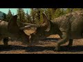 T-Rex vs. Triceratops - The Power of T-Rex's Jaws!