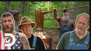 Trapped In A Van, Distilling 700 Gallons Of Beer & More Season 13 Moments! | PART 1 | Moonshiners