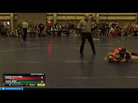 12U 82 Kadin Mulford Outlaws WC Vs Gage Bird Longhorn Wrestling