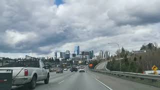 Let's drive to Downtown Bellevue (thru Highway 405 North) Washington