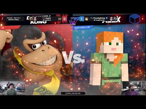 Flynn's Arcade 045 Grand Finals - FG | Apple (Steve) Vs.  FG | ChunkyKong (Donkey Kong)SSBU ULTIMATE