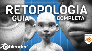 COMO HACER RETOPOLOGIA FÁCIL en BLENDER | PASO a PASO