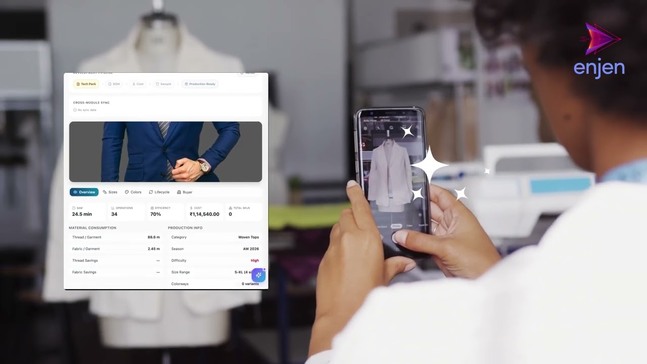 Meet Stitch Optima — The AI Platform Transforming Garment Manufacturing | Enjen AI