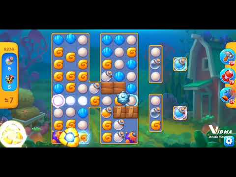 Fishdom. 9274 level no boosters and diamonds. 18 moves